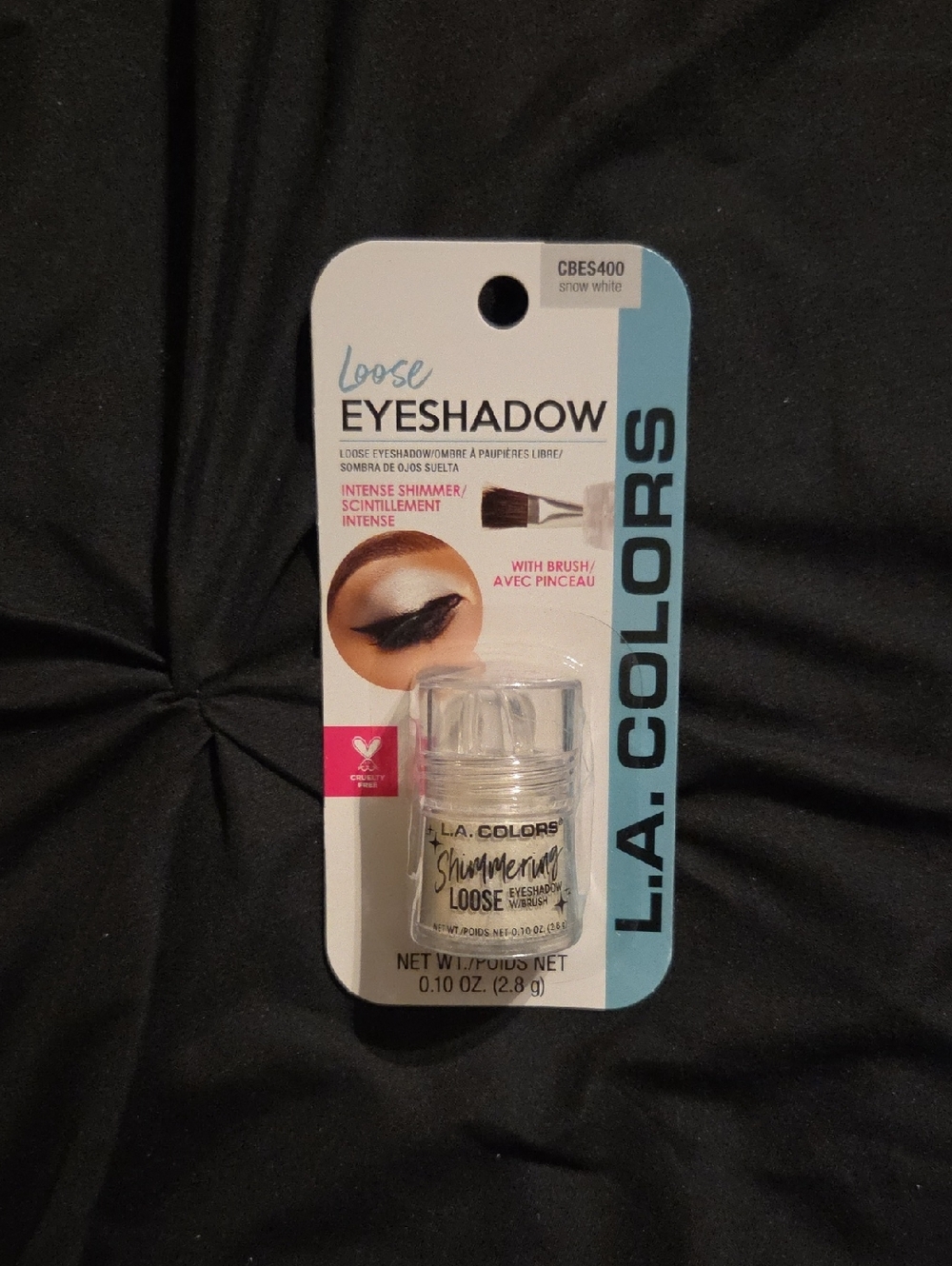 L.A. Colors Loose Eyeshadow Shimmering Snow White